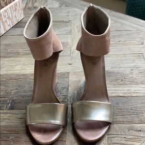 Vince distressed leather sandals